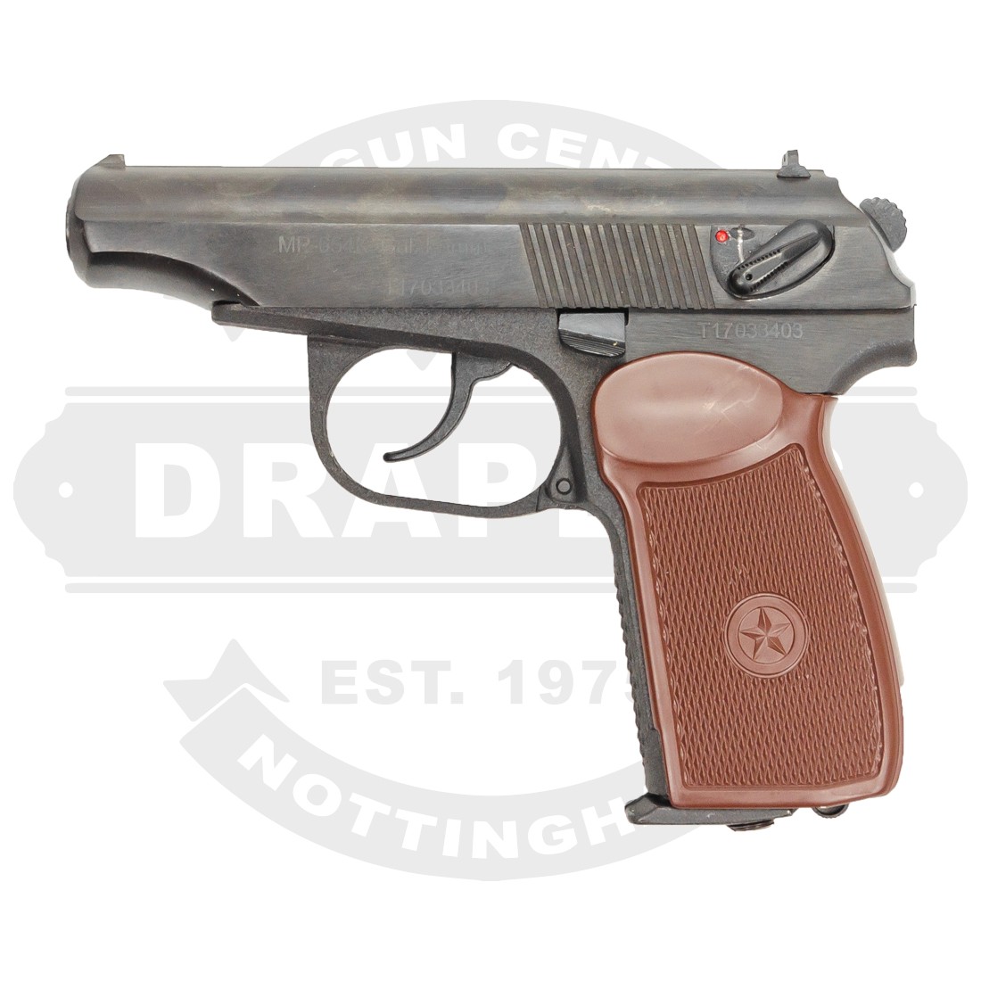 Baikal Soviet Makarov MP-654K Black 4.5mm BB